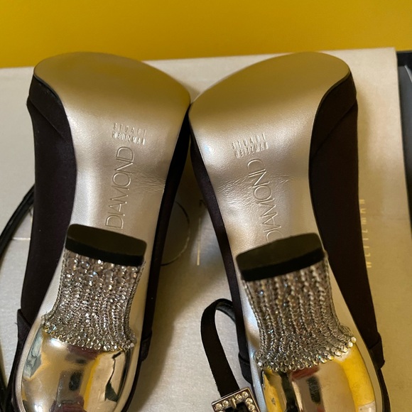 Stuart Weitzman Diamond Heel Ankle strap Heels Size 36 1/2 - Picture 7 of 8